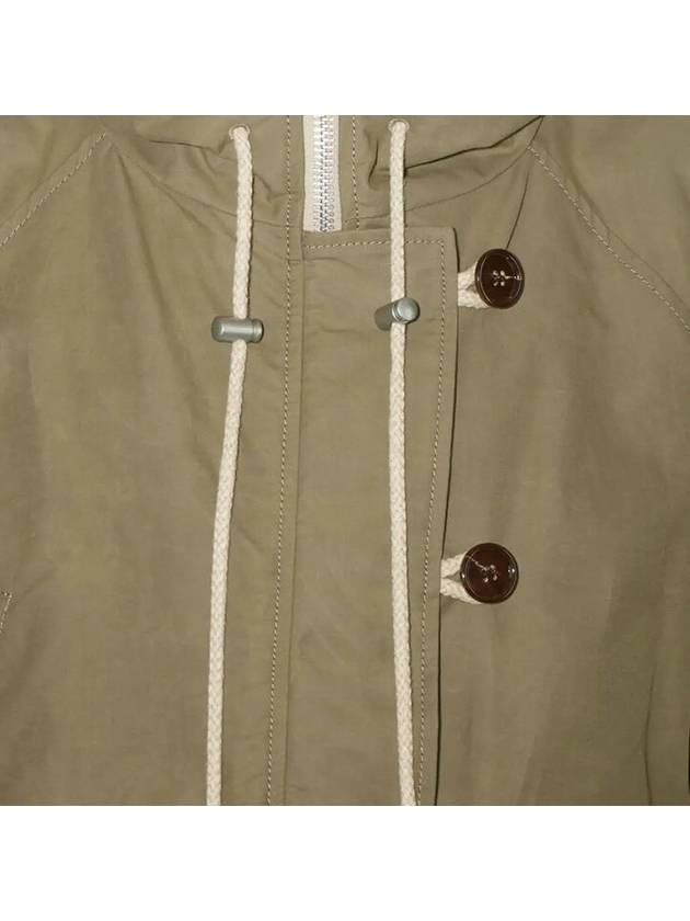 Wax Belted Hooded Jacket Khaki - ACNE STUDIOS - BALAAN 5