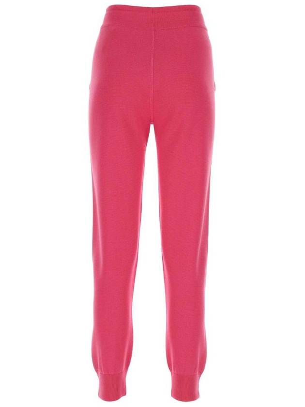 Logo Wool Track Pants Pink - MONCLER - BALAAN 3