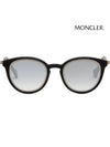 Eyewear Mirror Round Sunglasses Black - MONCLER - BALAAN 4