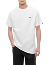 Left Chest Logo Short Sleeve T-Shirt White - VANS - BALAAN 1