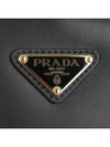 Leather Mini Shoulder Bag Black - PRADA - BALAAN 8