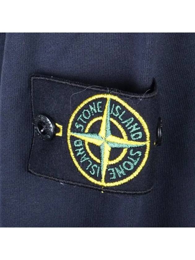 Wappen Patch Hoodie Dark Navy - STONE ISLAND - BALAAN 5