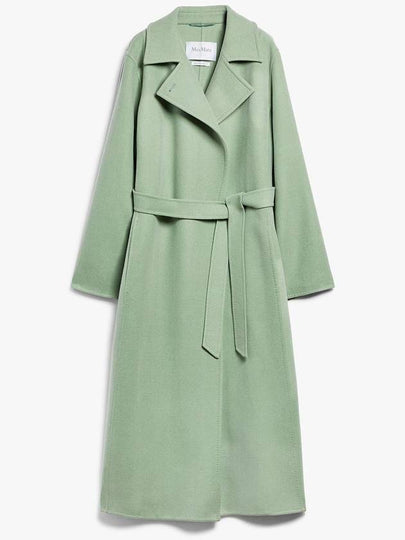 Women's Hans Belted Single Coat Green - MAX MARA - BALAAN 2