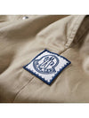 Men's Gamma Blue Cotton Gabardine Pants Beige - MONCLER - BALAAN 4