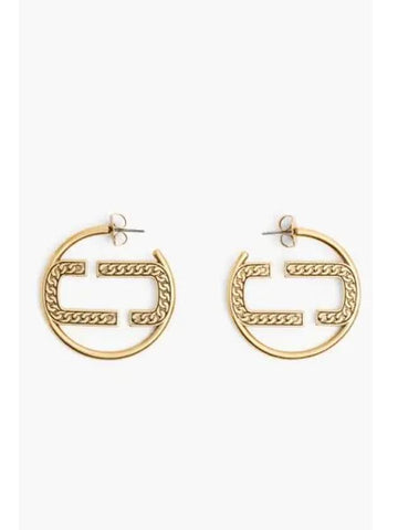 J Marc St Hoops Light Antique Gold MBECW23005GDX - MARC JACOBS - BALAAN 1