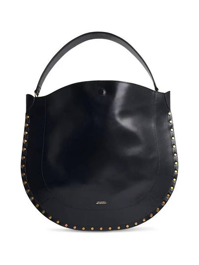 Oskan Leather Shoulder Bag Black - ISABEL MARANT - BALAAN 2