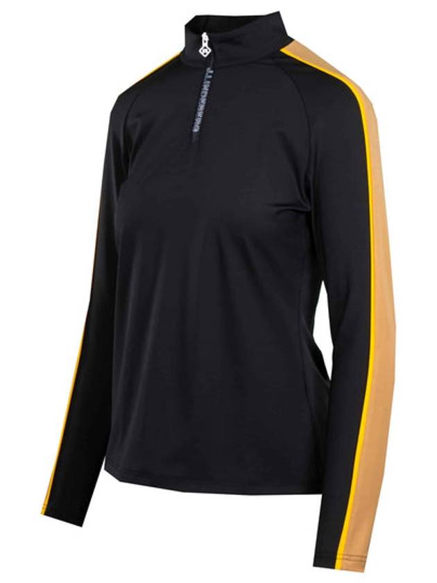 Kora Mid Layer Long Sleeve T-Shirt Black - J.LINDEBERG - BALAAN 3