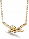 Knot Pendant Necklace Gold - TIFFANY & CO. - BALAAN 3