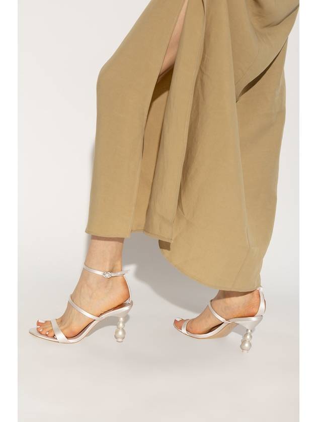 Sophia Webster ‘Rosalind’ Heeled Sandals In Satin, Women's, Cream - SOPHIA WEBSTER - BALAAN 2