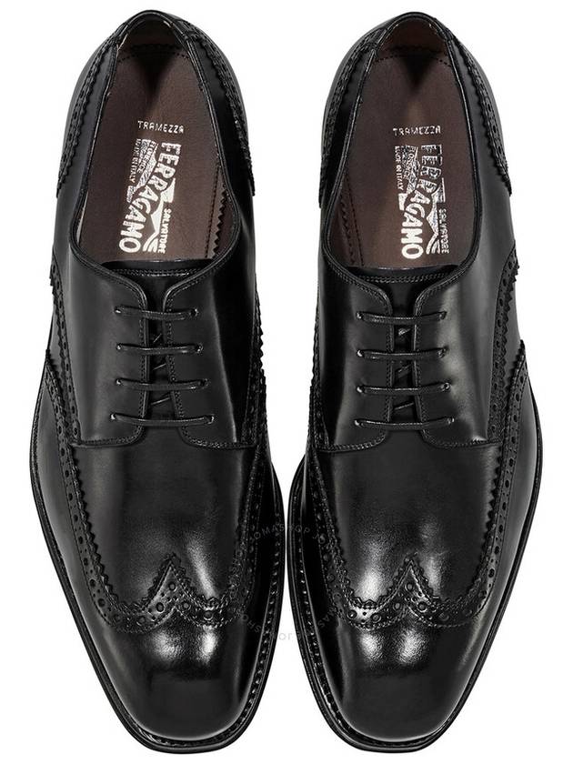 Salvatore Men's Balmont Oxford Shoes Black - SALVATORE FERRAGAMO - BALAAN 4