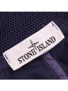 Logo Zipper Cupro Nylon Hooded Jacket Dark Blue - STONE ISLAND - BALAAN 4