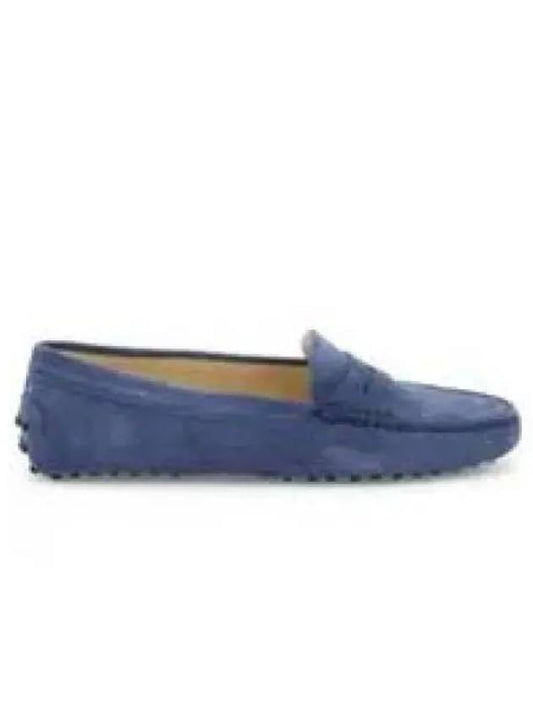 Gommino Suede Driving Shoes  Blue - TOD'S - BALAAN 2