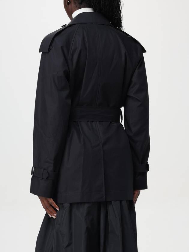 Gabardine Trench  Coat Black - BURBERRY - BALAAN 4