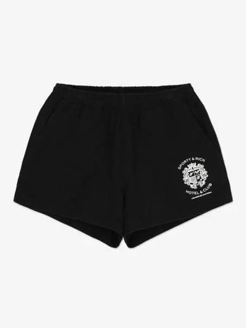 Women s Hotel Disco Shorts Pants Black SH963BK - SPORTY & RICH - BALAAN 1