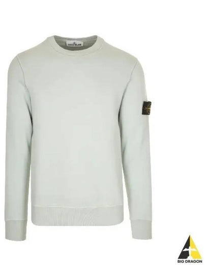 Wappen Patch Crew Neck Sweatshirt Pearly Grey - STONE ISLAND - BALAAN 2