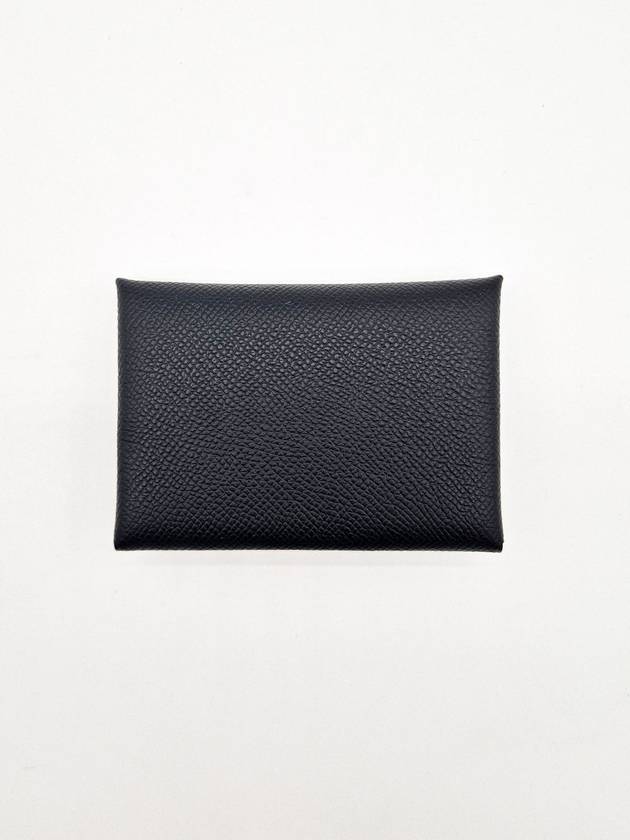 Calvi Duo Card Wallet Noir - HERMES - BALAAN 4