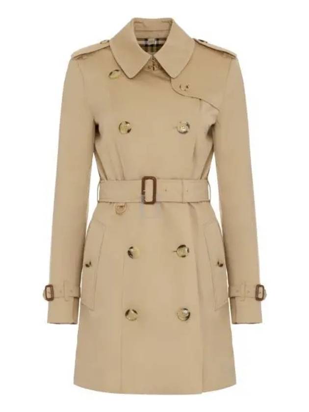 Short Kensington Heritage Trench Coat Beige - BURBERRY - BALAAN 2