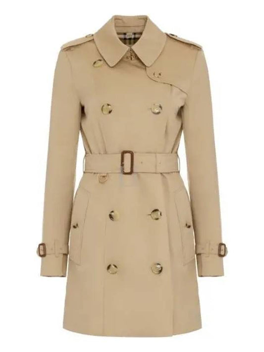 Short Kensington Heritage Trench Coat Beige - BURBERRY - BALAAN 2