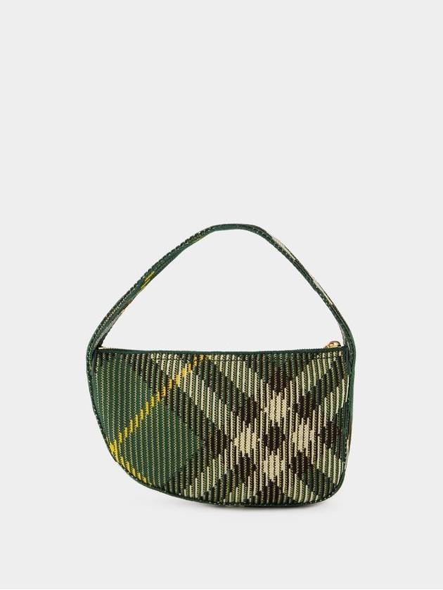 Knit Baguette Purse - Burberry - Nylon - Green - BURBERRY - BALAAN 3