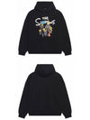 Men's Simpson Overfit Hoodie Black - BALENCIAGA - BALAAN 5