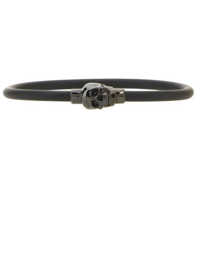 Skull Rubber Bracelet Black - ALEXANDER MCQUEEN - BALAAN 2