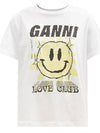 Women's Love Club Short Sleeve T-Shirt White - GANNI - BALAAN 2