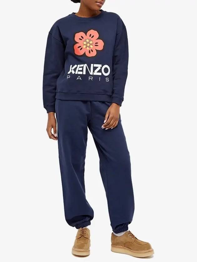 Boke Flower Sweatshirt Navy - KENZO - BALAAN 7