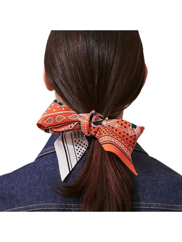 Eperon D'Or Bandana Twilly Scarf Vermillon - HERMES - BALAAN 3