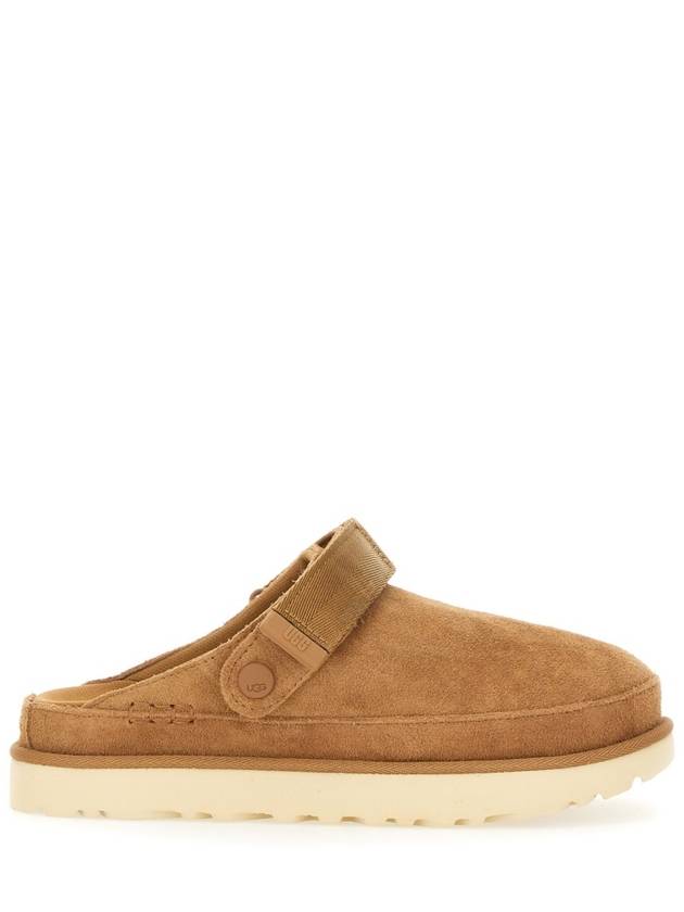 Women's Golden Star Suede Clog Mule Chestnut - UGG - BALAAN 3