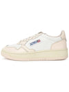 Women's Medalist Bi-Color Low-Top Sneakers Beige - AUTRY - BALAAN 4