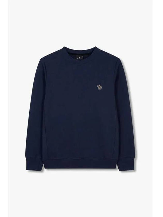 PS Mini Zebra Patch Sweatshirt Navy - PAUL SMITH - BALAAN 1