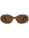 Triope Oval Sunglasses Acetate Camel 4S194CPLB02CM - CELINE - BALAAN 2