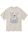 Flower Garden Short Sleeve T Shirt Beige - RADINEO - BALAAN 1