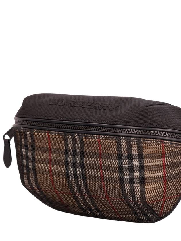 Sony Vintage Check Belt Bag Archive Beige Black - BURBERRY - BALAAN 4