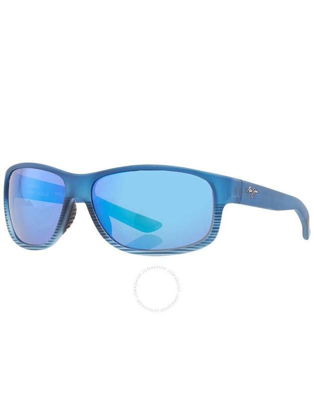 Maui Jim Kaiwi Channel Blue Hawaii Wrap Unisex Sunglasses B840-03S - MAUI JIM - BALAAN 3