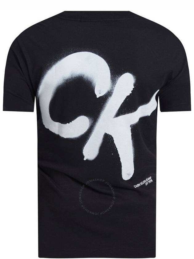 Calvin Klein Relaxed Spray Print T Shirt Size Large - CALVIN KLEIN - BALAAN 2