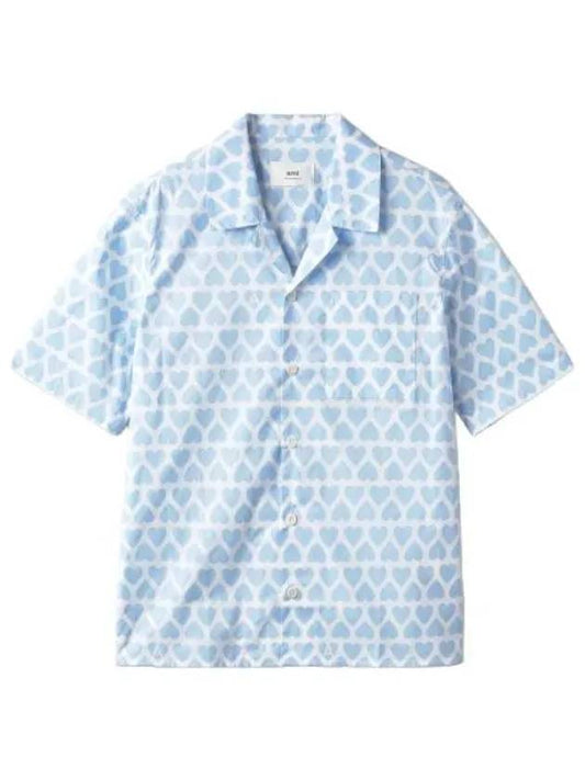 Cotton Men s Shirt Sky Blue - AMI - BALAAN 1