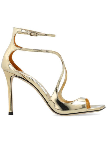 Jimmy Choo High Heel Sandals 'Azia', Women's, Gold - JIMMY CHOO - BALAAN 1