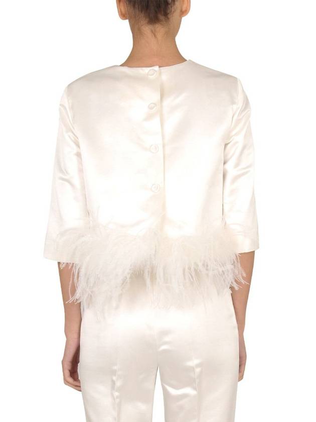 Max Mara Blouse With Feathers - MAX MARA - BALAAN 4