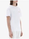 Chillax Fox Patch Classic Short Sleeve T-Shirt White - MAISON KITSUNE - BALAAN 7