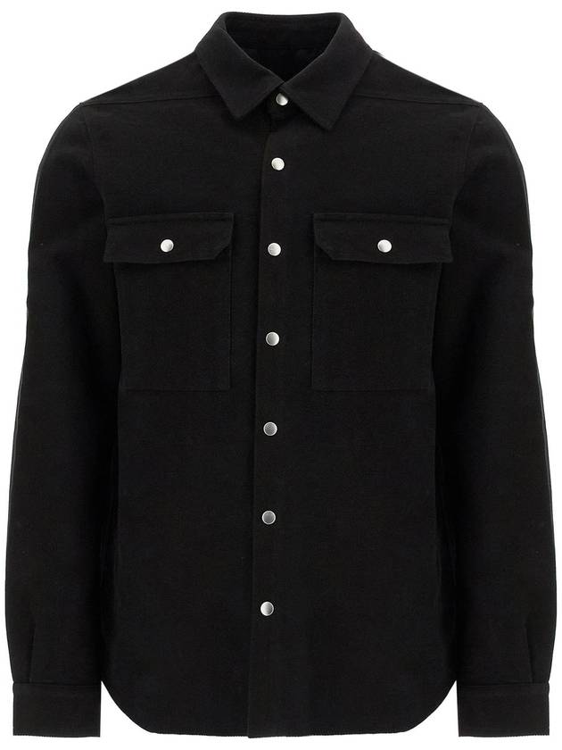 cotton twill outer shirt for - RICK OWENS - BALAAN 1