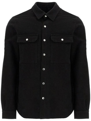 cotton twill outer shirt for - RICK OWENS - BALAAN 1