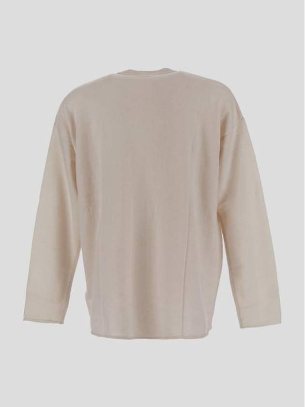 Men's K Floyd Knit Top White - DIESEL - BALAAN 3