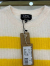 Women s Striped Alpaca Wool Knit Yellow WPAAXF23100AAD - A.P.C. - BALAAN 4