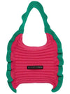 Ruffle mini tote bag pink green - PLEATSMAMA - BALAAN 5