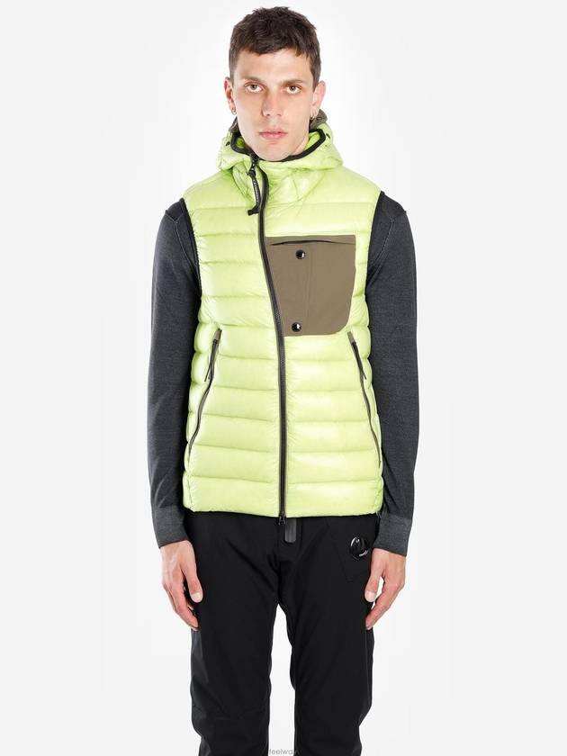 Goggle Lens Hooded Vest Green - CP COMPANY - BALAAN 3