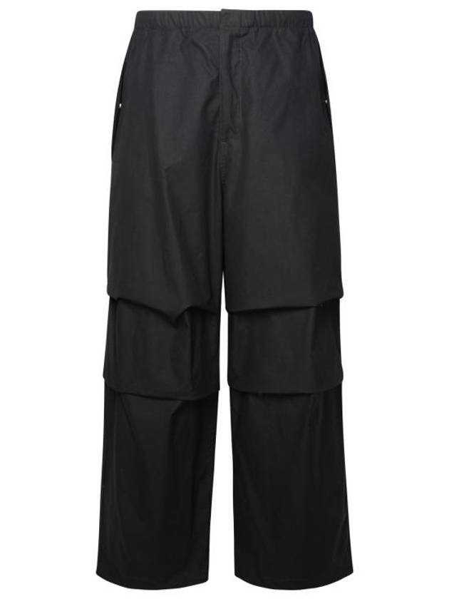 Loose-Fit Training Jogger Track Pants Black - JIL SANDER - BALAAN 1