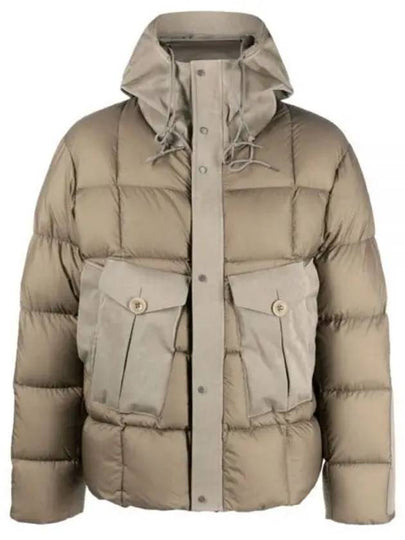 Tempest Combo Down Jacket Beige - TEN C - BALAAN 2