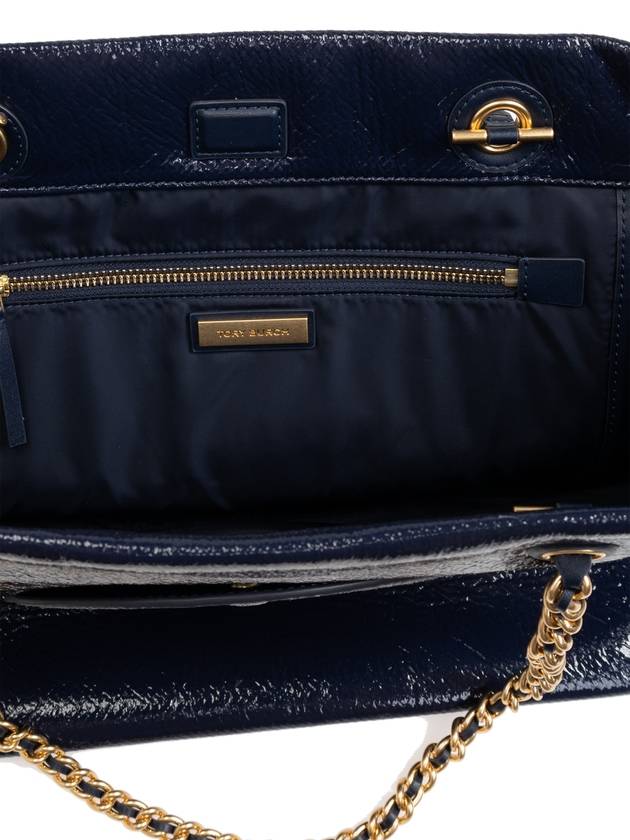 Tory Burch Bag Ella In Shopper Style, Women's, Navy Blue - TORY BURCH - BALAAN 5