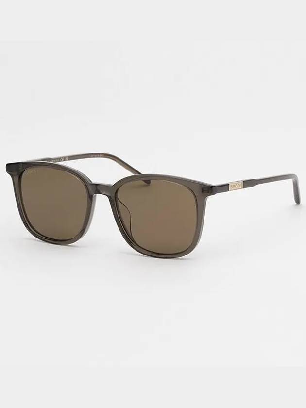 Eyewear Square Frame Sunglasses Brown - GUCCI - BALAAN 5